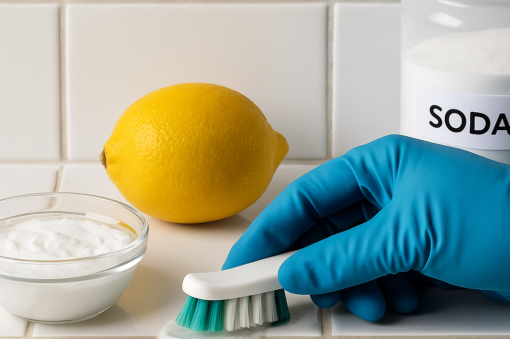 Fugen reinigen mit Hausmitteln