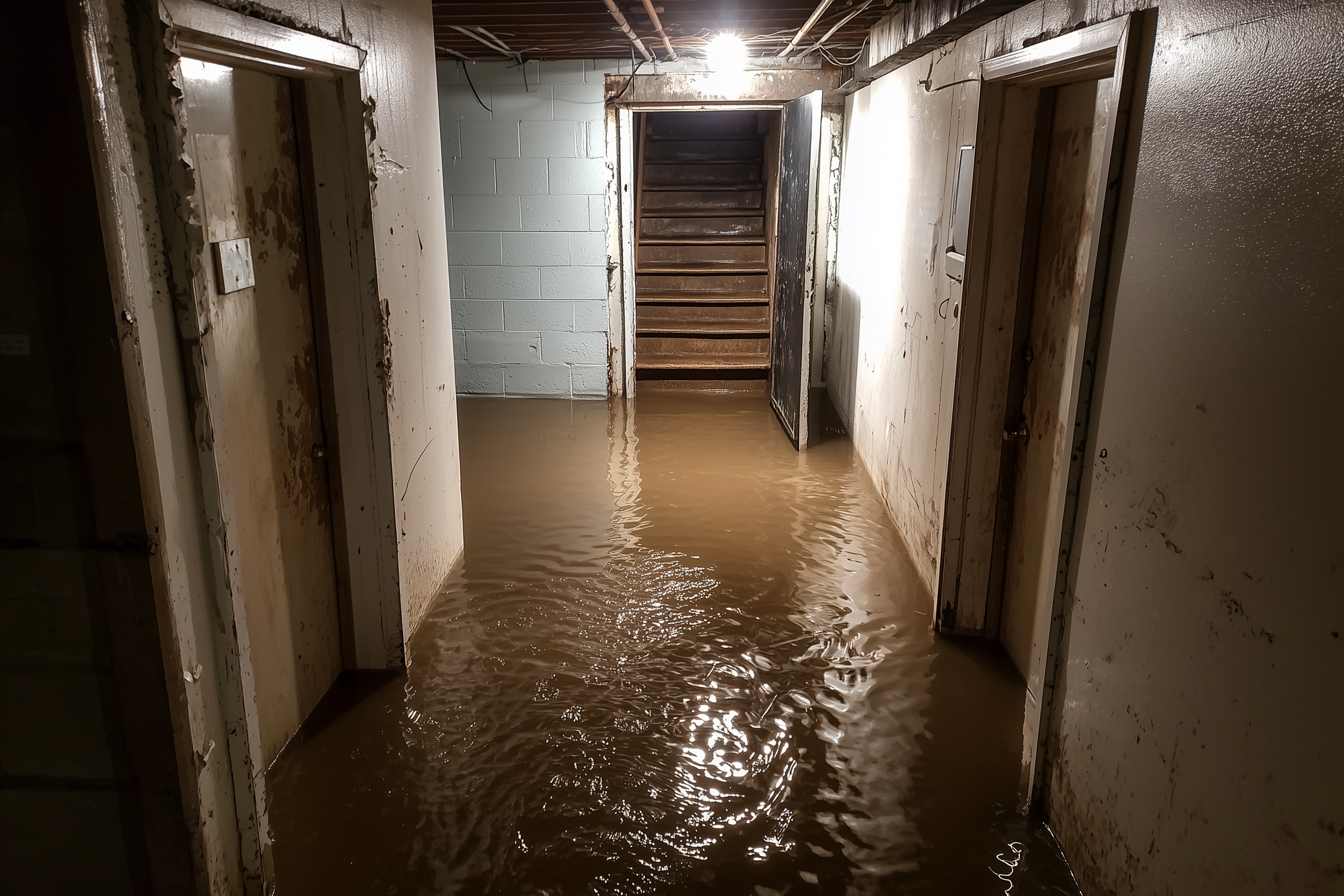 Keller leergepumpt und gereinigt