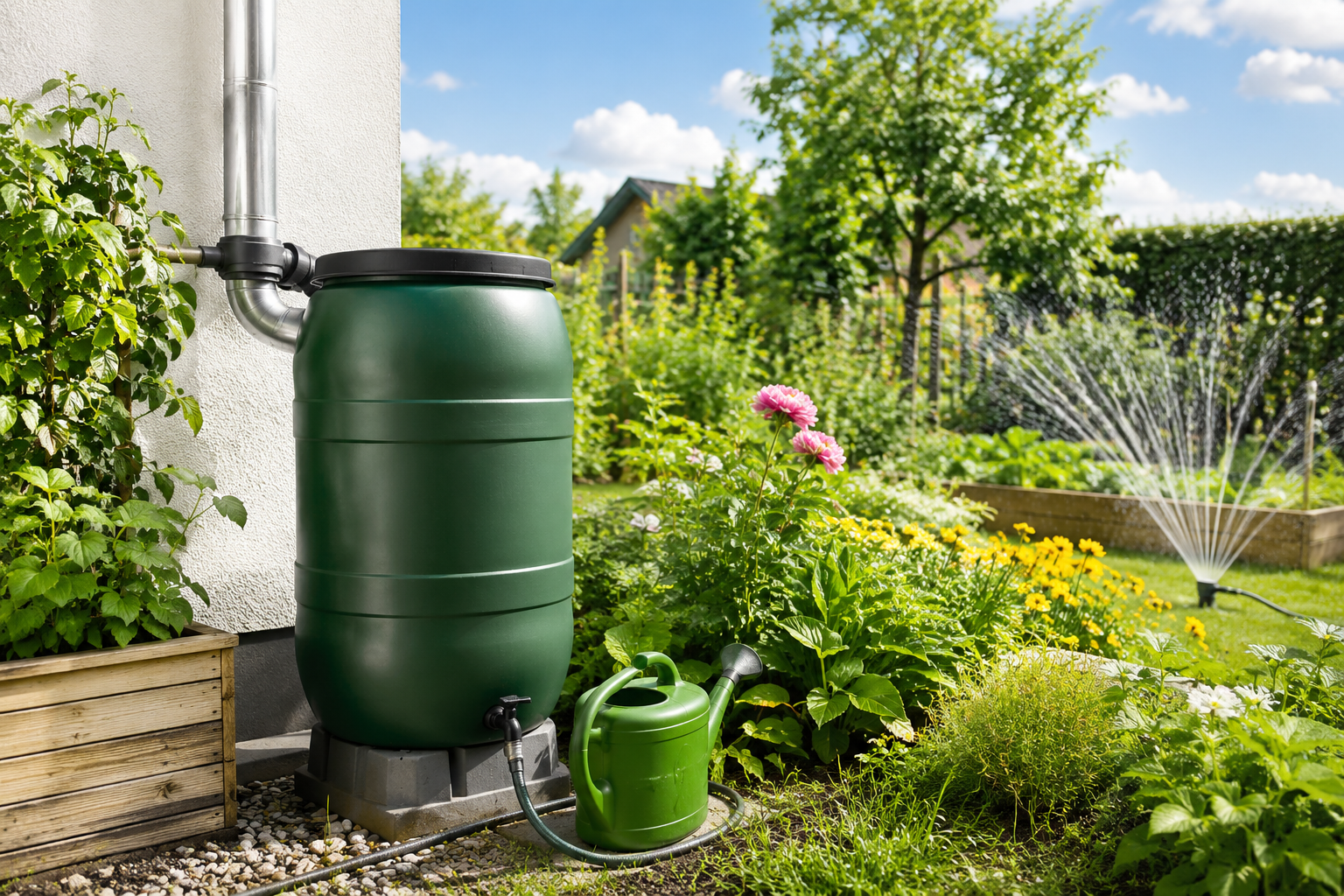 Regenwasser nutzen im Garten