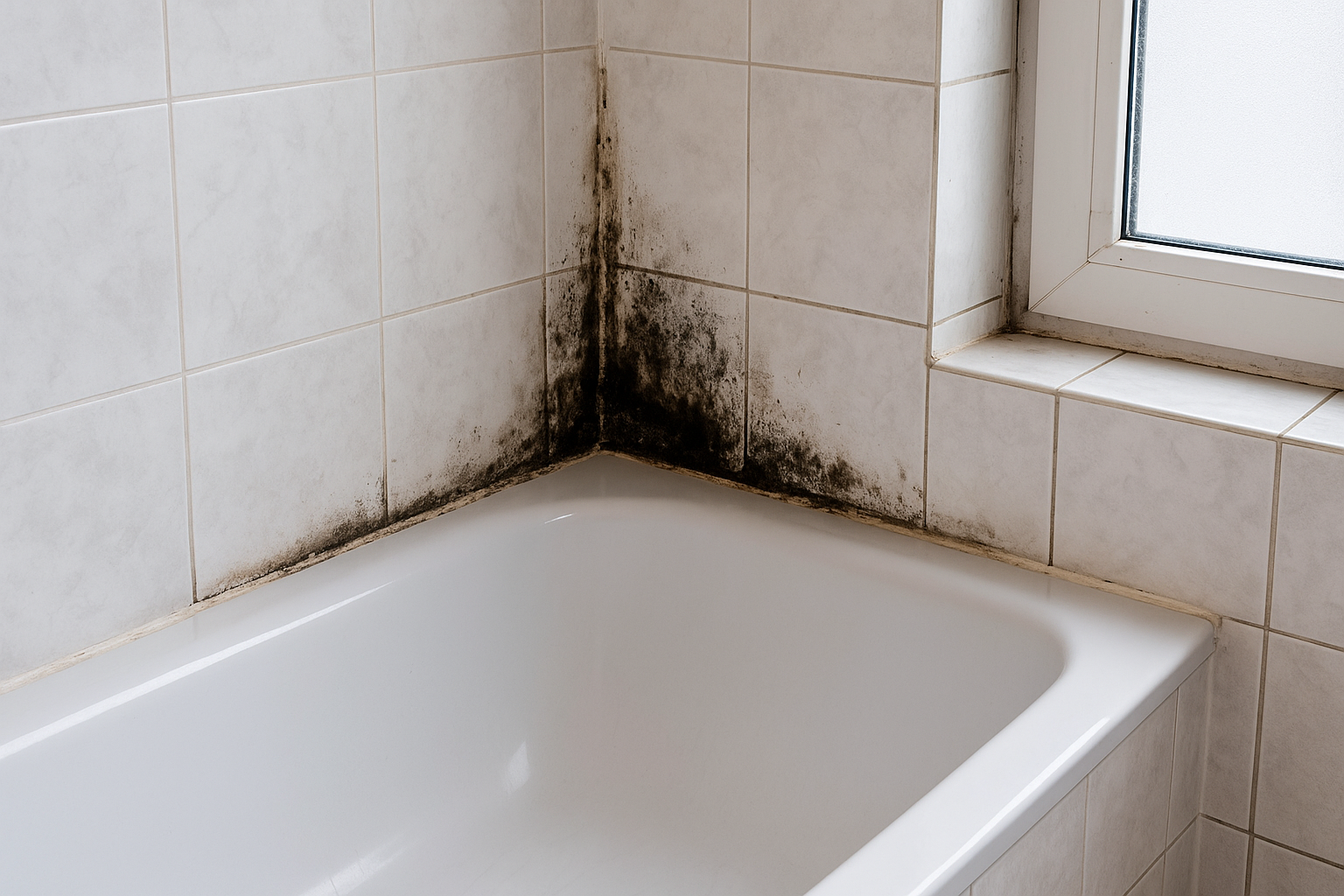 Schimmel im Bad dauerhaft entfernen