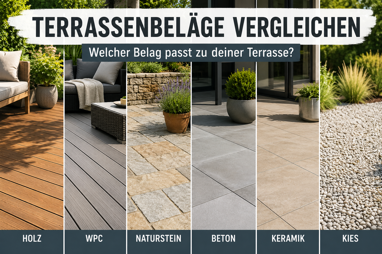 Terrassenbelag Test