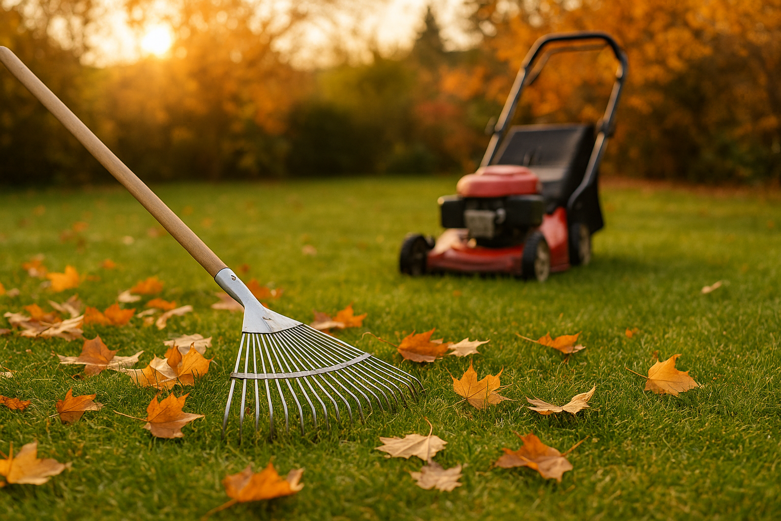 Wie man seinen Rasen winterfest macht 